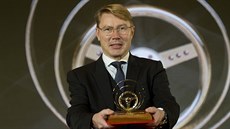 Dvojnásobný mistr světa formule 1 Mika Häkkinen získal v Praze cenu Zlatý... Dvojnásobný mistr světa formule 1 Mika Häkkinen získal v Praze cenu Zlatý...