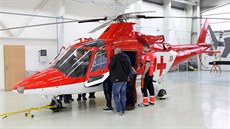 Vrtulník Agusta A109 K2 slovenské spolenosti Air Transport Europe, která zaala od ledna 2017 provozovat leteckou záchrannou slubu z olomouckého heliportu.