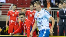 Finský florbalista Mika Kohonen (v bílém) v semifinále MS proti Česku. Finský florbalista Mika Kohonen (v bílém) v semifinále MS proti Česku.
