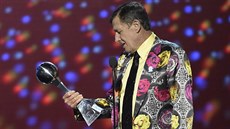 Červenci 2016 přijal televizní reportér Craig Sager na ESPY Awards ocenění za... Červenci 2016 přijal televizní reportér Craig Sager na ESPY Awards ocenění za...