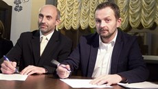 Takto primátor Liberce Tibor Batthyány (vpravo) a Jan Korytář (vlevo)... Takto primátor Liberce Tibor Batthyány (vpravo) a Jan Korytář (vlevo)...