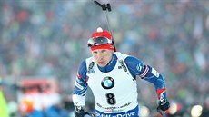 Ondřej Moravec na trati stíhačky v Novém Městě na Moravě Ondřej Moravec na trati stíhačky v Novém Městě na Moravě
