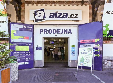 On-line prodejce elektroniky Alza.cz. Ilustraní snímek