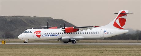 Letadlo ATR 72 pouívají SA hlavn na kratí trat.