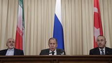 Rozhovory v Moskv mezi Ruskem, Tureckem a Íránem (20. prosince 2016)