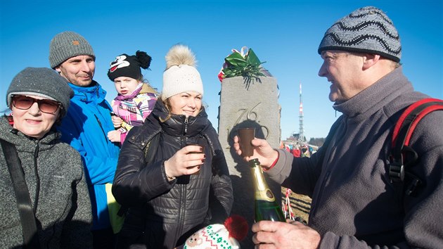 Setkn echu a Slovk na Velk Javoin (31. 12. 2017)