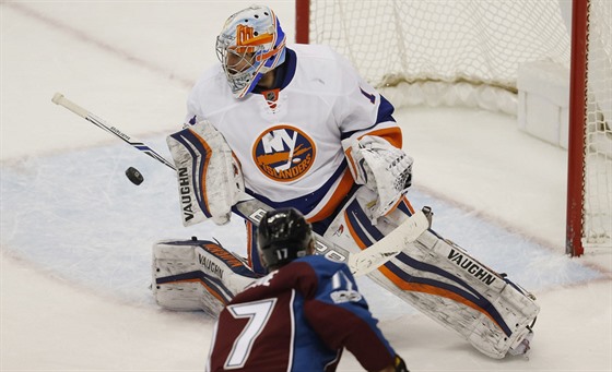 Branká Thomas Greiss  z New York Islanders je jedním ze tí hrá z NHL v nmecké nominaci na MS.