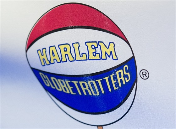 Logo basketbalových Harlem Globetrotters na poutai v Las Vegas