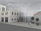 Studentky ve svém návrhu přestavby hasičské zbrojnice v Mikulově využily... Studentky ve svém návrhu přestavby hasičské zbrojnice v Mikulově využily...