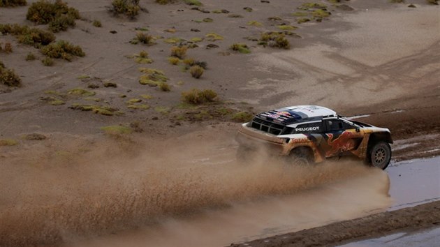 Sbastien Loeb v pt etap Dakaru.