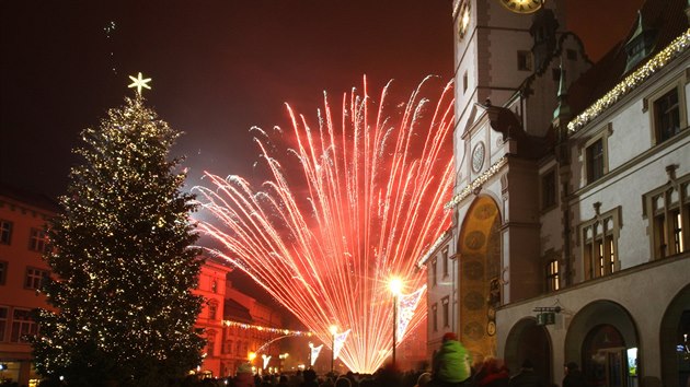 Olomouck novoron ohostroj (1. ledna 2017)