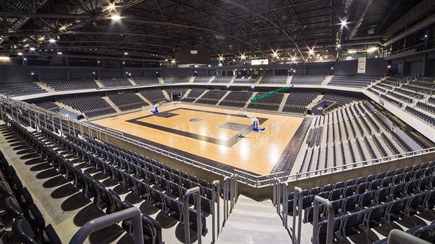 PIPRAVENO NA BASKETBAL. Modern arna v Klui bude hostit zpasy Eurobasketu 2017.
