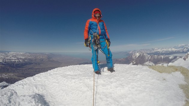 Radoslav Groh a Jindich Hudeek jako prvn ei v zim vystoupili na slavn Fitz Roy.