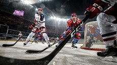 PO VZORU NHL. Čtyři měsíce před šampionátem ve Francii uspořádali v Lyonu... PO VZORU NHL. Čtyři měsíce před šampionátem ve Francii uspořádali v Lyonu...