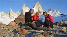 Podzimní Patagonie a snídan pod Mount Fitz Roy (3405 m)