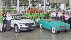 Dvoumiliontý vůz vyrobený v Kvasinách na Rychnovsku je Škoda Kodiaq (3.1.2017). Dvoumiliontý vůz vyrobený v Kvasinách na Rychnovsku je Škoda Kodiaq (3.1.2017).
