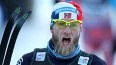 Norský bec na lyích Martin Johnsrud Sundby a jeho euforie po 6. etap Tour...