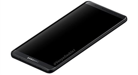 Model pipravovaného Samsung Galaxy S8