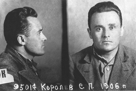 Snímek Sergeje Koroljova po zatení v roce 1938.