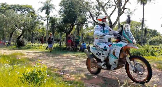 David Pabika na Rallye Dakar