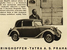 Tatra 57a, reklama