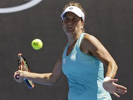 Barbora Strcov ve druhm kole Australian Open.