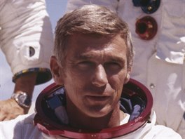 Eugene Cernan na nedatovanm archivnm snmku NASA