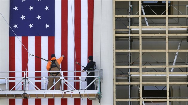 Ppravy slavnostn inaugurace Donalda Trumpa ve Washingtonu (15. ledna 2017)