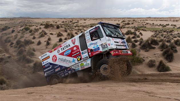Ale Loprais v sedm etap Rallye Dakar.