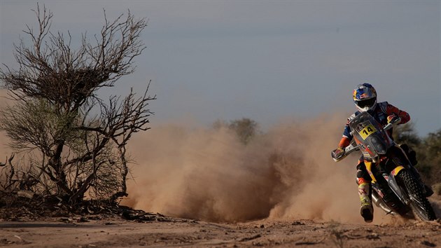 Sam Sunderland - vtz Rally Dakar 2017 v kategorii motocykl.