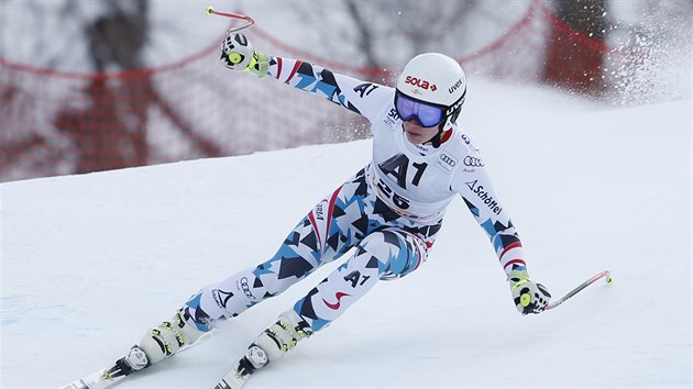 PEKVAPIV VTZKA. Christine Scheyerov m do cle sjezdu v Zauchensee.