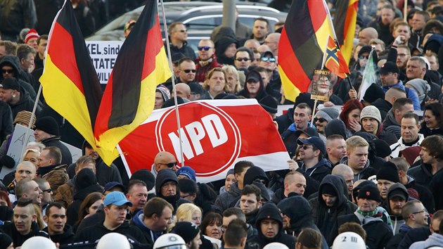 Protest na podporu strany ped nmeckm soudem. (9. ledna 2017)