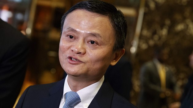 Jack Ma, majitel internetovho obchodu Alibaba (9. ledna 2017).