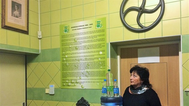 V roce 2012 zskala nae firma patent na nzev Jesenick pramen a o dva roky pozdji jsme tuto pramenitou vodu zaali stet do tm dvacetilitrovch barel, k Ludmila Kocourkov.