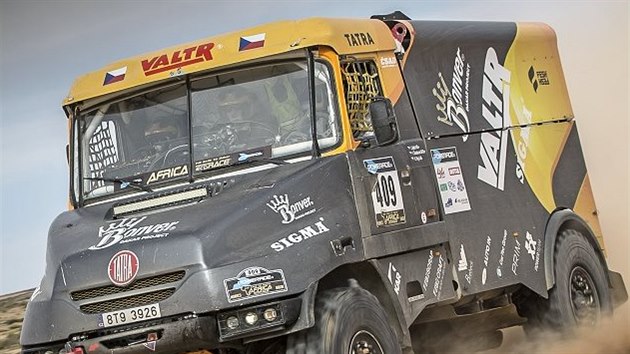 Posdku Tatry Jamal, kter si na Africa Race 2017 dojela pro druh msto, tvoili Jaroslav Valtr, Rostislav Piln a Filip krobnek.