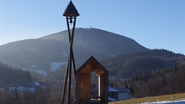 Velk Javornk od zvoniky Strkyn Beskyd na Horekch