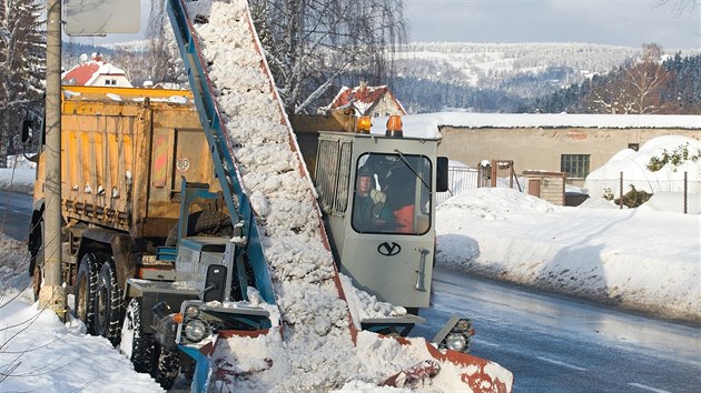 Naklada s oznaenm KO206A pezdvan Stalinovy ruce v ulicch Jablonce.