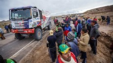 Martin Kolomý v sedmé etap Rallye Dakar.