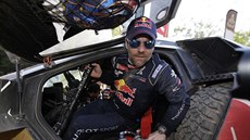 Sébastien Loeb po jedenácté etapě Rallye Dakar. Sébastien Loeb po jedenácté etapě Rallye Dakar.