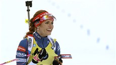 ÚSMĚVY V CÍLI. Gabriela Koukalová dojela v německém Ruhpoldingu ve stíhačce... ÚSMĚVY V CÍLI. Gabriela Koukalová dojela v německém Ruhpoldingu ve stíhačce...