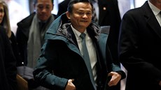 Jack Ma, majitel obchodu Alibaba ped setkáním s Donaldem Trumpem (9. ledna...