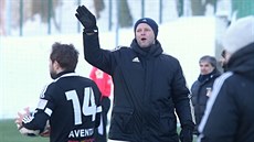 Radim Kučera řídí fotbalisty Znojma. Radim Kučera řídí fotbalisty Znojma.