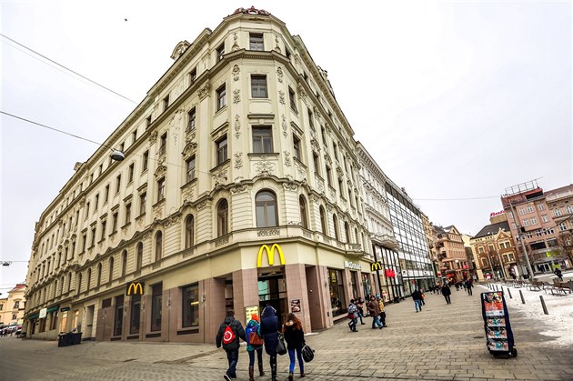 McDonalds na námstí Svobody v Brn.