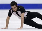 Javier Fernandez a jeho pd pi voln jzd na ME v Ostrav