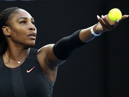 Serena Williamsov ve finle Australian Open.