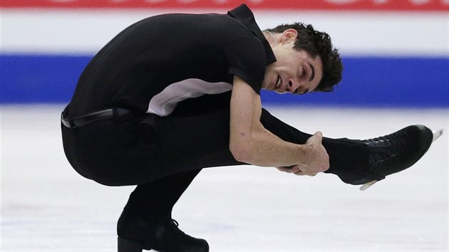 Javier Fernandez pi voln jzd na ME v Ostrav