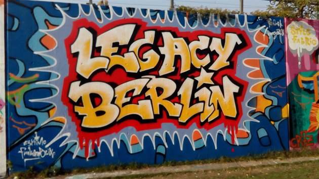 Park am Gleisdreieck. Graffti a Berlín zkrátka patří k sobě.
