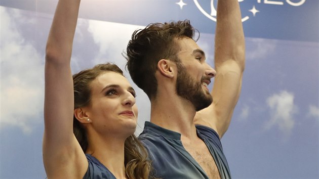 Francouzsk tanen pr Gabriella Papadakisov a Guillaume Cizeron vybojoval v Ostrav titul mistr Evropy.
