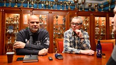 Sportovní ředitel Jakub Dovalil (vlevo) a člen teplického představenstva Ing.... Sportovní ředitel Jakub Dovalil (vlevo) a člen teplického představenstva Ing....