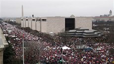 Ulice Washingtonu zaplnily davy úastník manifestace za práva en (21. ledna...